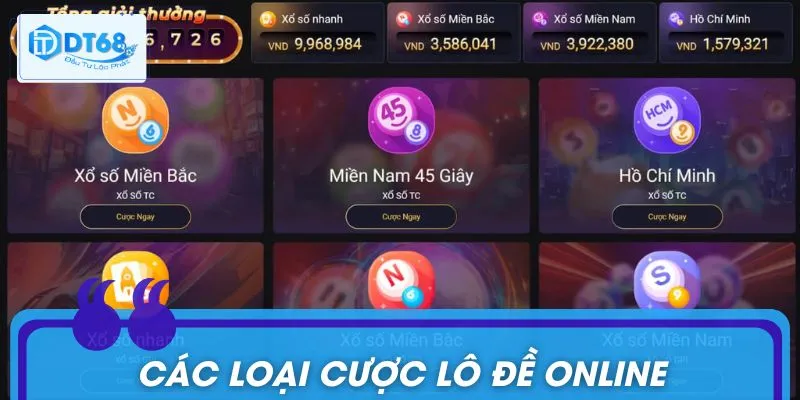 Tổng hợp các loại cược lô đề  