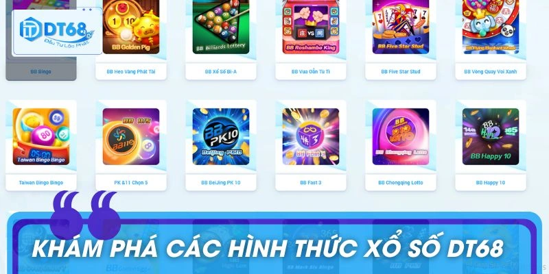 Các hình thức chơi lô đề đặc biệt tại DT68